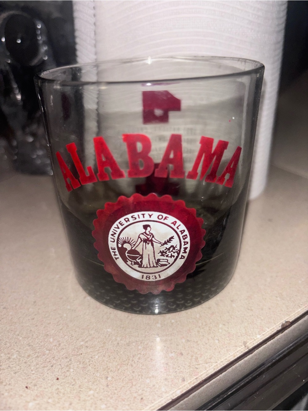UOA Logo Glass Tumbler